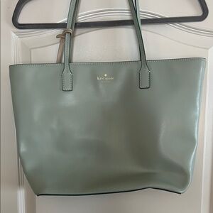 Kate Spade Mint Green Leather Tote